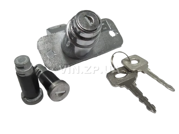 Замок багажника ВАЗ 2108, 2109, 2113, 2114, с личинками, замок 1шт + личинка 2шт + ключ 2шт АРК