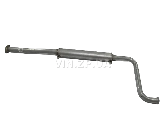 Резонатор ВАЗ 2110, 2111, 2112, с 2006г, 16-клап. под катализатор POLMO труба 570 мм, крепления на бачке, алюминизированный
