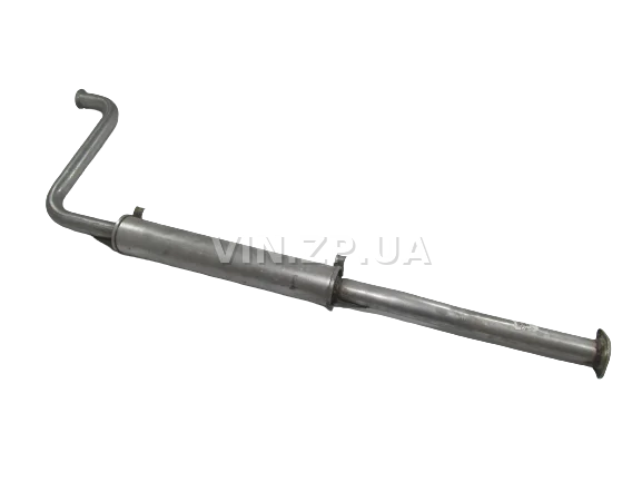 Резонатор ВАЗ 2110, 2111, 2112, с 2006г, 16-клап. под катализатор POLMO труба 570 мм, крепления на бачке, алюминизированный 4