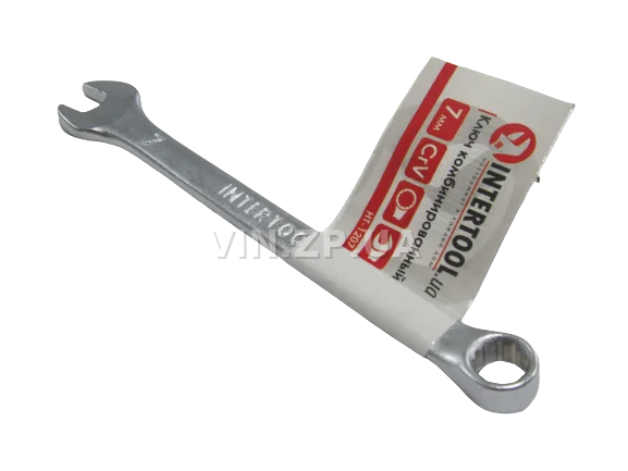 Ключ рожково-накидной CrV 7 мм INTERTOOL 2