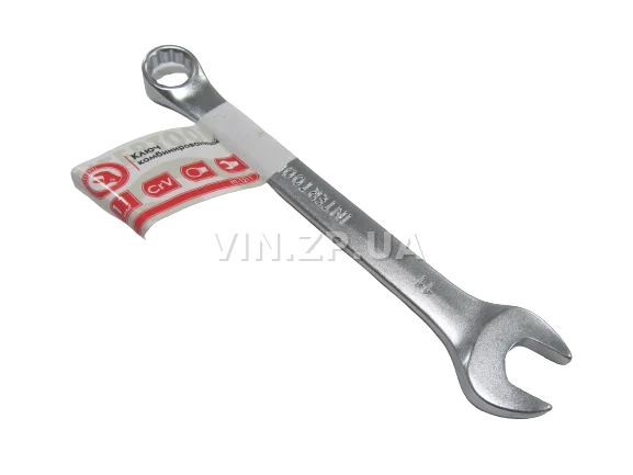 Ключ рожково-накидной CrV 11 мм INTERTOOL