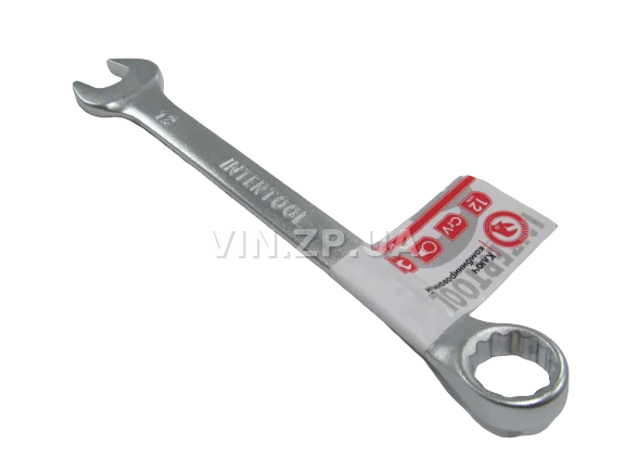 Ключ рожково-накидной CrV 12 мм INTERTOOL 2
