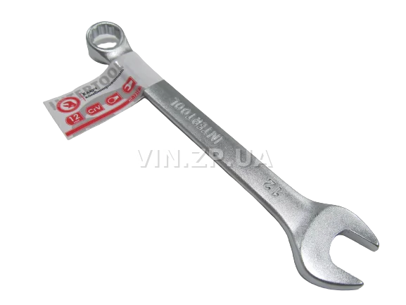 Ключ рожково-накидной CrV 12 мм INTERTOOL