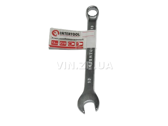 Ключ рожково-накидной CrV 13 мм INTERTOOL