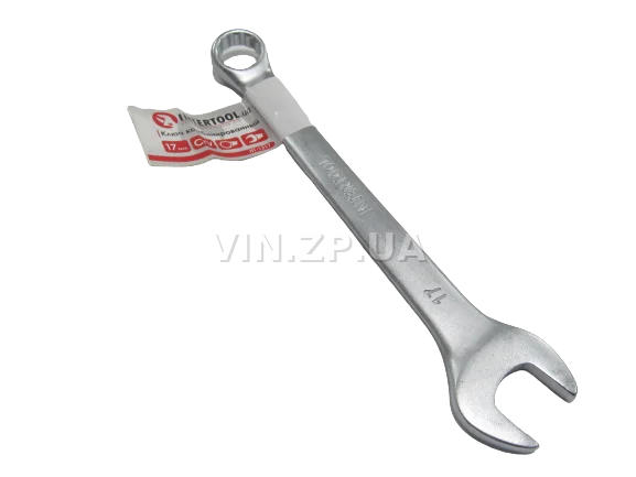 Ключ рожково-накидной CrV 17 мм INTERTOOL