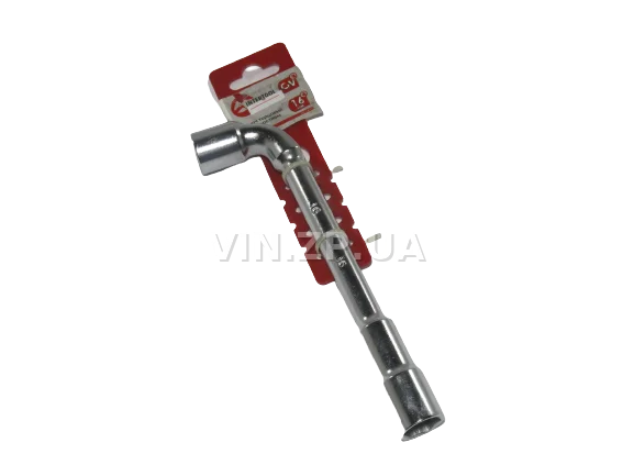 Ключ торцевой 16мм INTERTOOL Г-образный , CrV