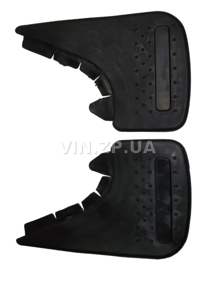 Брызговики ELEGANT универсальные леговые автомобили, к-кт 2 шт, 350 х 225, резина