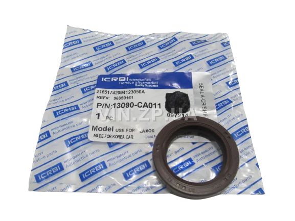 Сальник коленвала CRB Ланос, Нексия, Авео, Лачетти, передний, двиг 1.5, 1.6, 30 х 42 х 8, OEM 96350161