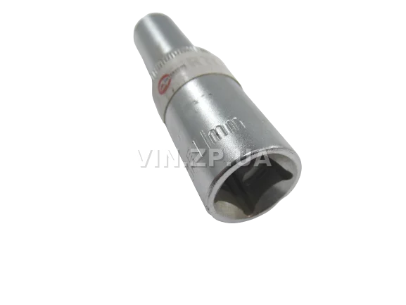 Головка шестигранная 1/2" х 11мм, длинная, CrV INTERTOOL 2