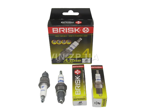 Свечи Зажигания Brisk A-line 2 ВАЗ 8V 2108-21099 2110 Ланос Сенс 4шт LR15YCY 1