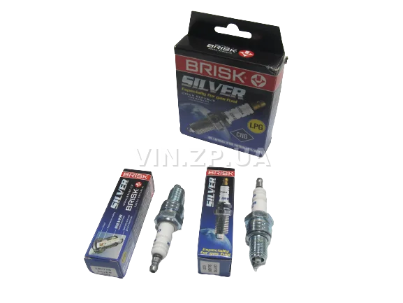 Свечи Зажигания Brisk Silver ГБО ГАЗ 406 405 ВАЗ (8V) Таврия Сенс 4шт LR17YS