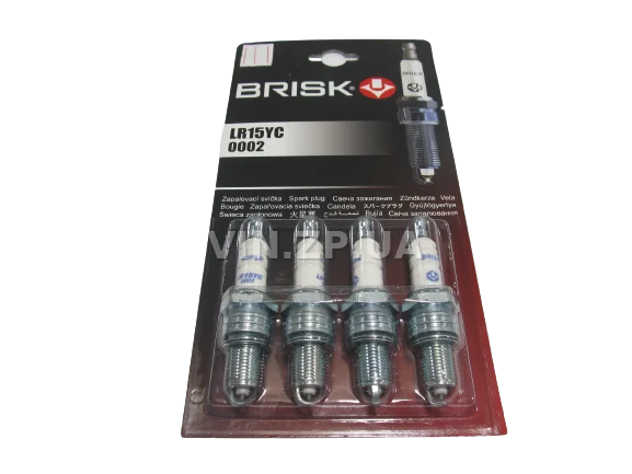 Свечи Зажигания Brisk Super ВАЗ 8V 2108-21099 2110 Ланос Сенс 4шт LR15YC