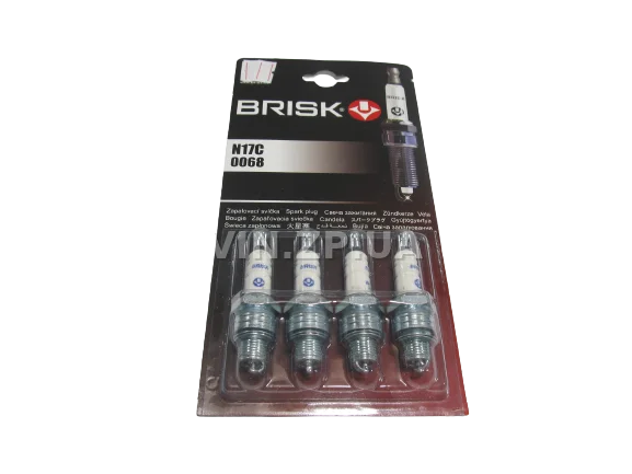 Свечи Зажигания Brisk Super ГАЗ 402 дв УАЗ ЗИЛ резьба 12.7мм 4шт N17C