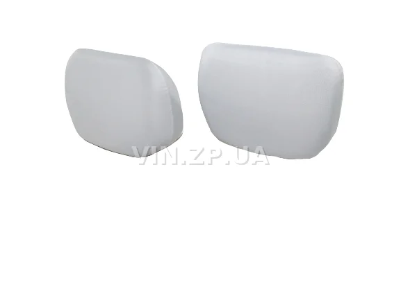 Чехлы на подголовники VRN белые "DAEWOO", комплект 2 шт 2