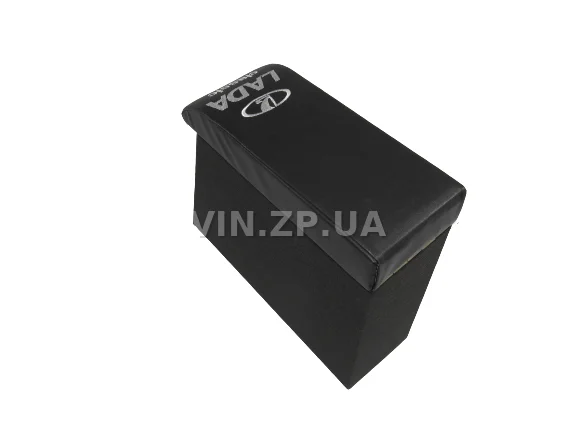 Подлокотник органайзер VRN ВАЗ 2101, 2102, 2103, 2106, черний с вышивкой "Lada Classic" 4