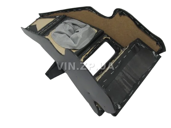 Консоль КПП ВАЗ 2101, 2102, с полкой тоннеля и чехлом для ручки КПП, чёрная АВТОПЛАСТ 3