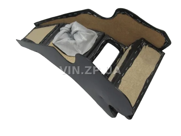 Консоль КПП ВАЗ 2101, 2102, с полкой тоннеля и чехлом для ручки КПП, серо-чёрная АВТОПЛАСТ 3