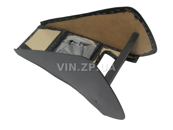 Консоль КПП ВАЗ 2103, 2106, с полкой тоннеля и чехлом для ручки КПП, чёрная АВТОПЛАСТ 3