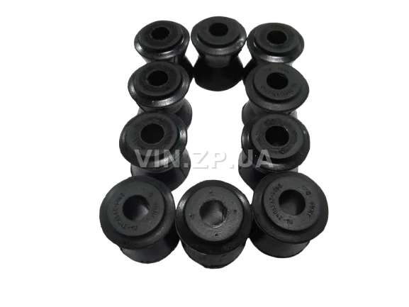 Втулки реактивных тяг штанг ВАЗ 2121, 21213, 21214, 2123 AWEL к-кт 10шт, резина 2121-2919042 2