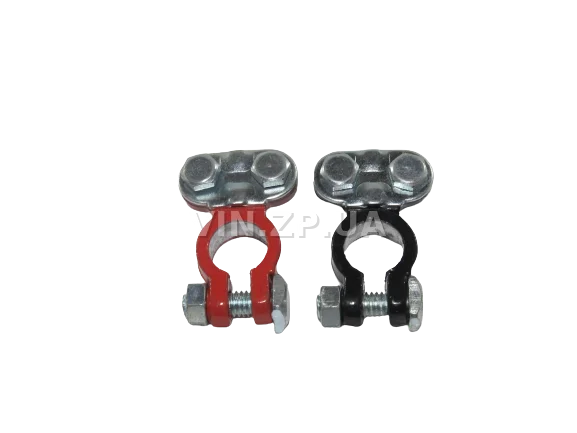 Клеммы аккумулятора СтартВольт легковые авто, свинец, комплект 2шт 3