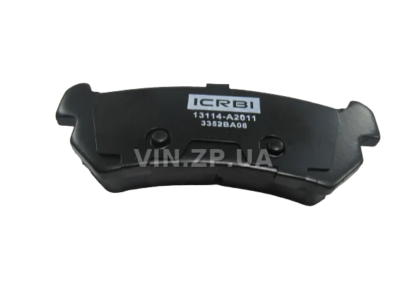 Колодки тормозные задние CRB Лачетти 1.6, 1.8 седан, хэтчбек, до 2007г включительно, комплект 4шт, 96405131 2