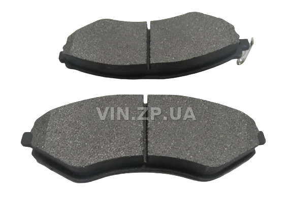 Колодки тормозные передние CRB Лачетти 1.6, 1.8, R14", комплект 4шт, 96405129 3