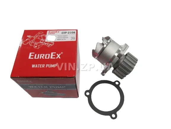 Насос водяной помпа EuroEx ВАЗ 2108, 2109, 21099, 2110, 2111, 2112, 2113, 2114, 2115, 1111, с 8 клапанным двигателем