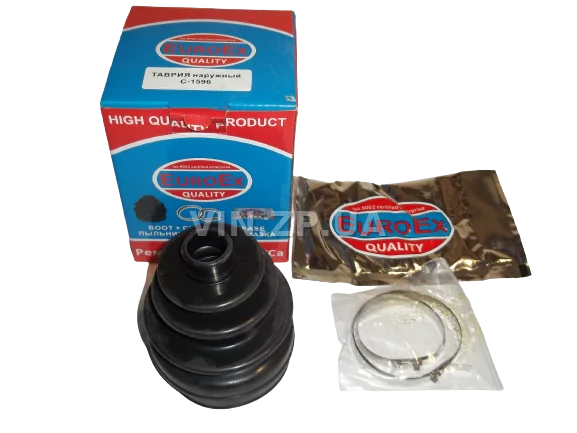 Пыльник ШРУС Таврия 1102, 1103, 1105, Сенс, наружный ремкомплект с хомутами и смазкой EuroEx