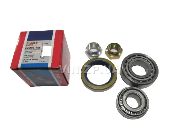 Ремкомплект подшипник ступицы EuroEx ВАЗ 2101, 2102, 2103, 2104, 2105, 2106, 2107, передней, подшипник 7804 и 7805, сальник, две гайки