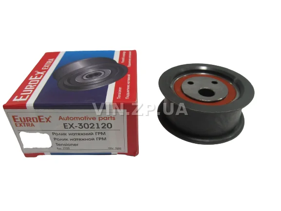 Ролик ГРМ EuroEx ВАЗ 2108, 2109, 21099, 2104, 2105, 2107, 2110, 2111, 2113, 2114, 2115,  8-кл  дв, нового образца, натяжной