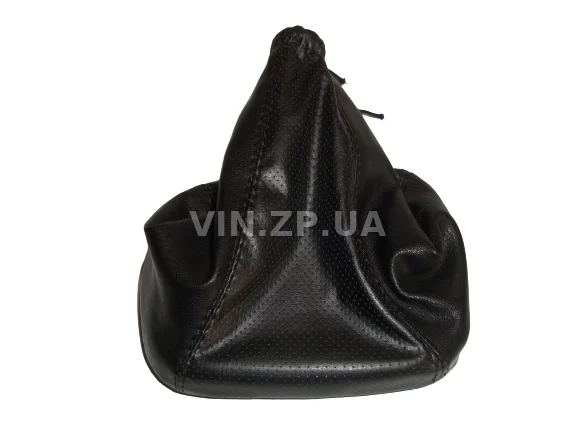 Чехол ручки КПП VRN Ланос, Сенс (DAEWOO LANOS, SENS ) черный эко-кожа