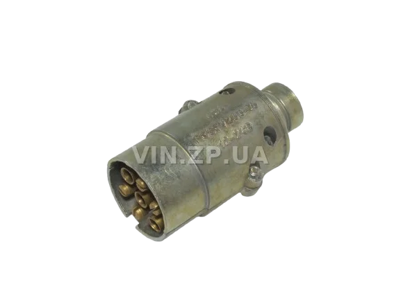 Разъем прицепа фаркопа  "папа",  металл, гальваническое покрытие ВЗА 3