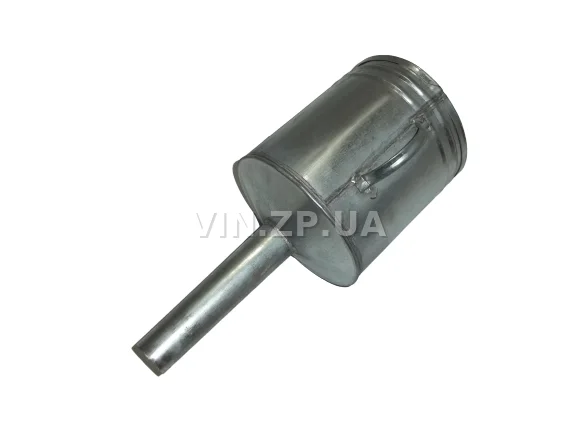 Лейка топливная 3.0л, носик d 33мм вертикальный ВИДЕКС бензин, дизель, с сеткой-фильтром, оцинкованная В-2