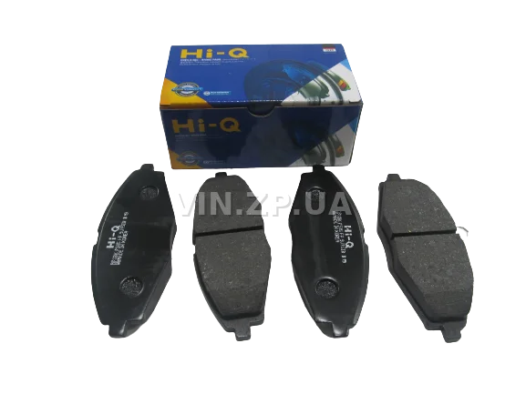 Колодки тормозные передние HI-Q Ланос, Сенс, Матиз, R13", комплект 4шт, 96316582