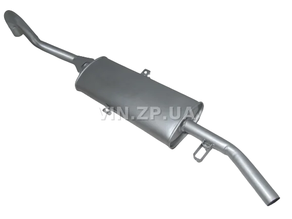 Глушитель ВАЗ 2104 ТЕКС  задний, с кронштейном для усиления трубы 3