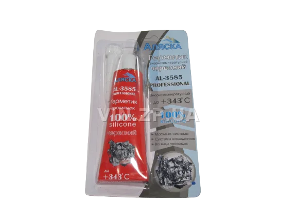 Герметик силиконовый 85гр АЛЯСКА красный 1