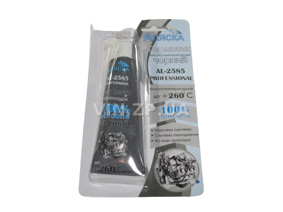 Герметик силиконовый 85гр АЛЯСКА чёрный