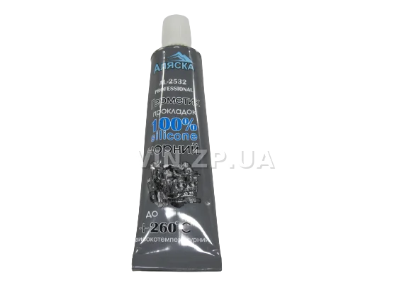 Герметик силиконовый 32гр АЛЯСКА чёрный 3