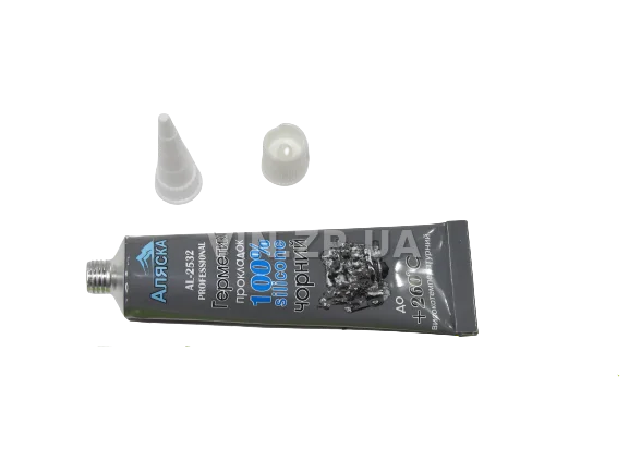 Герметик силиконовый 32гр АЛЯСКА чёрный 1