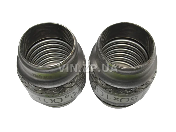 Гофра глушителя и приемной трубы 50 х 100 EuroEx 2-х слойная 2