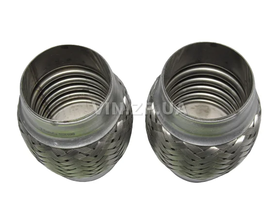 Гофра глушителя и приемной трубы 55 х 100 EuroEx 2-х слойная 2