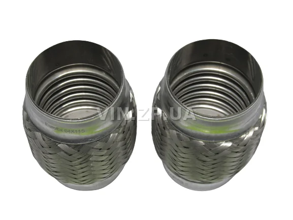 Гофра глушителя и приемной трубы 64 х 115 EuroEx 2-х слойная 2