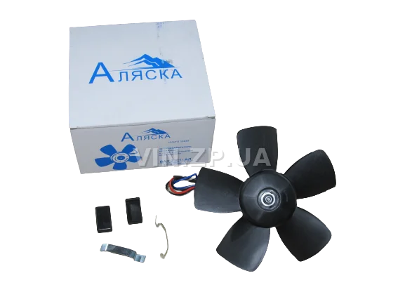 Вентилятор печки ВАЗ 2101-2107, 2121, 21213, 2120, 2131 АЛЯСКА с мотором в сборе, на подшипниках