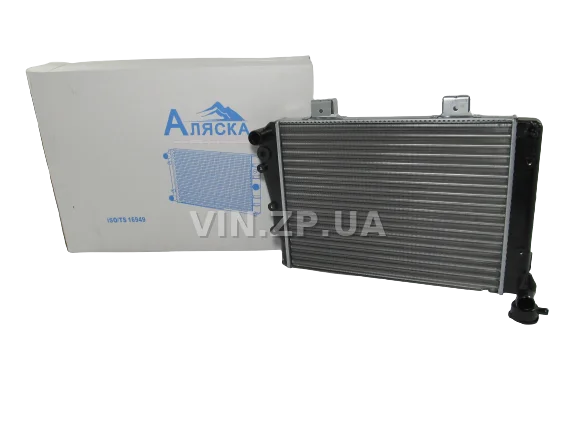 Радиатор охлаждения АЛЯСКА ВАЗ 2104, 2105, 2107, алюминиевый