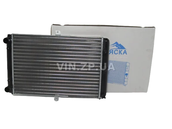 Радиатор охлаждения АЛЯСКА ВАЗ 2108, 2109, 21099, 2113, 2114, 2115, алюминиевый, универсальный инжектор + карбюратор 2