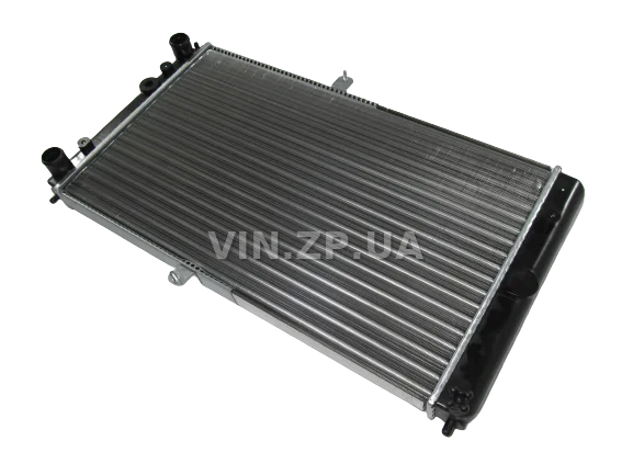 Радиатор охлаждения АЛЯСКА ВАЗ 2110, 2111, 2112, алюминиевый, универсальный инжектор + карбюратор 3