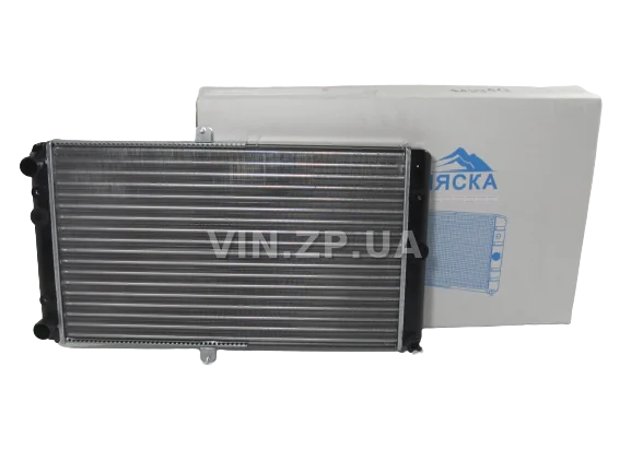 Радиатор охлаждения АЛЯСКА ВАЗ 2110, 2111, 2112, алюминиевый, универсальный инжектор + карбюратор