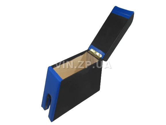 Подлокотник органайзер VRN ВАЗ 2104, 2105, 2107, черно-синий с вышивкой "Lada Classic" 3