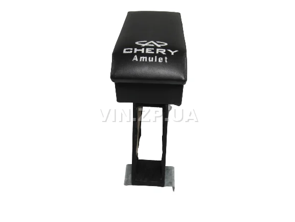Подлокотник органайзер VRN Чери Амулет, черный с вышивкой "Chery Amulet" 7
