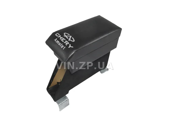 Подлокотник органайзер VRN Чери Амулет, черный с вышивкой "Chery Amulet" 2